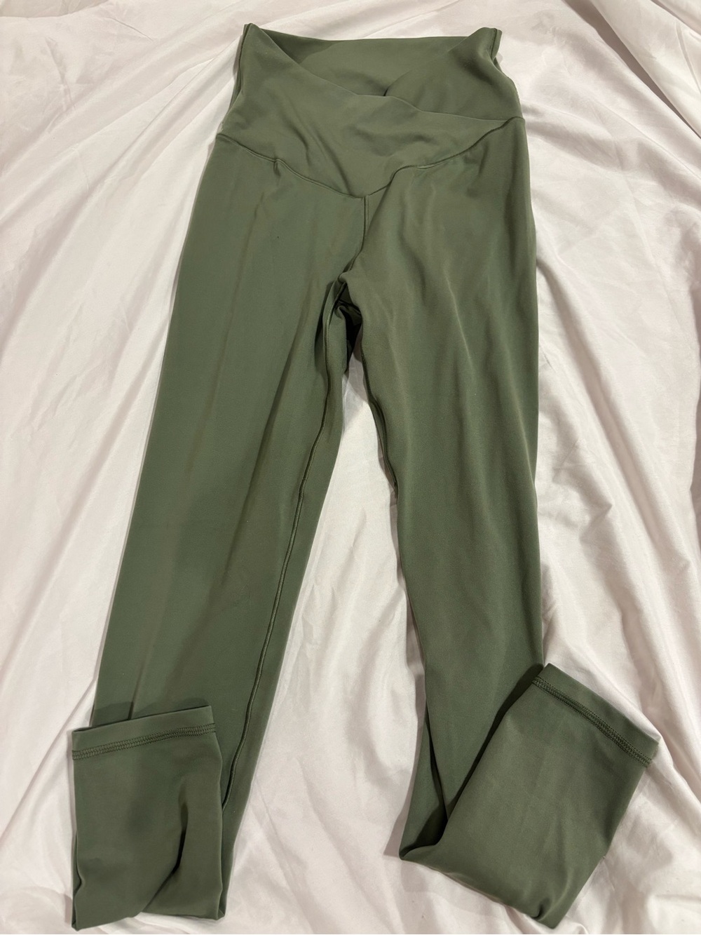 aerie Olive Green High-Rise Active Leggings